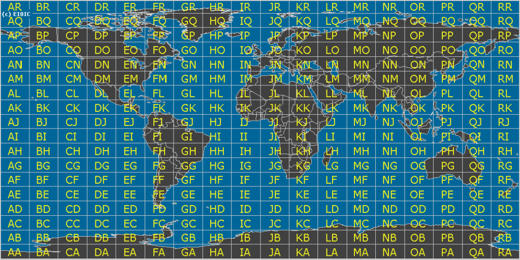 Lokátorová mapa sveta